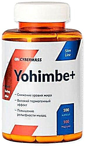 „Cybermass Yohimbe“ - natūralių riebalų degintojų apžvalga