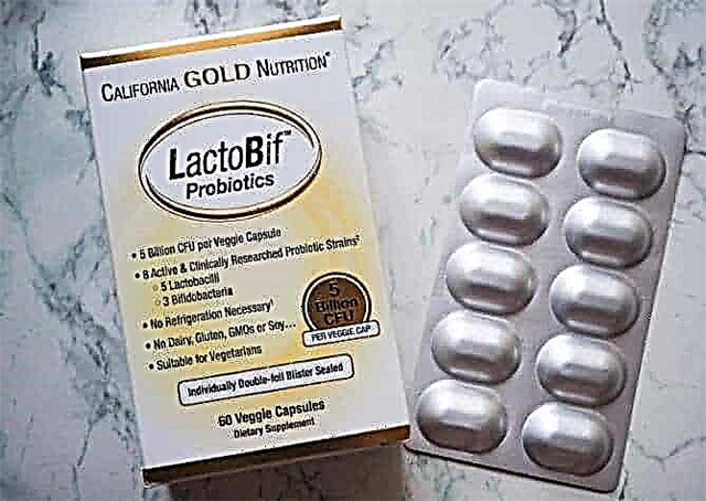 Kalifornia Ora Nutrado-LactoBif-Probiotika Aldona Revizio