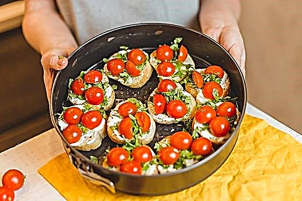 Bruschetta mat Tomaten a Kéis