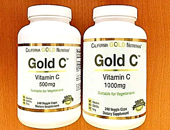 Gizi Emas California, Emas C - Tinjauan Suplemén Vitamin C