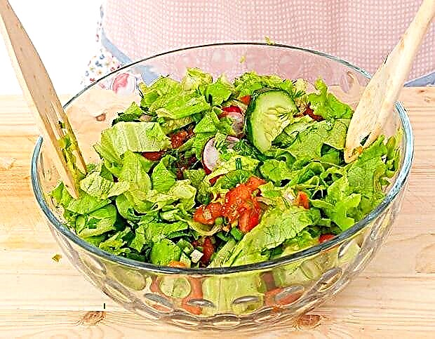 Salad tomato a radish