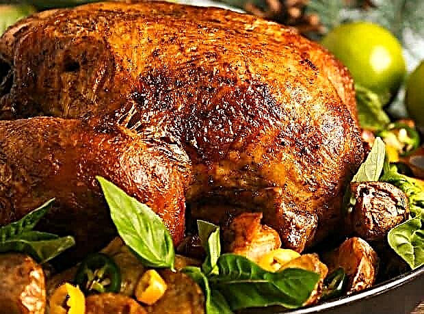 Whole oven baked turkey