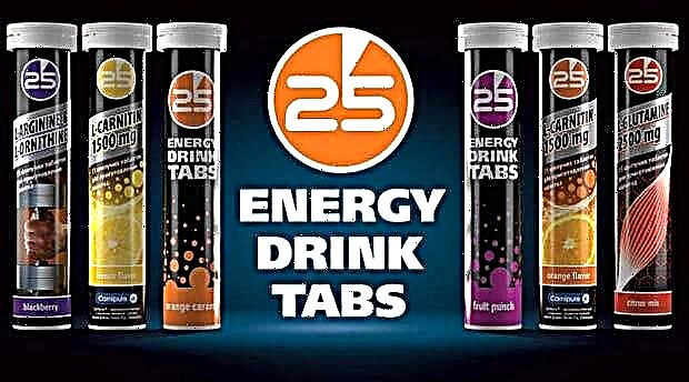 25 tabletes de bebidas energéticas - Revisão de bebidas isotônicas