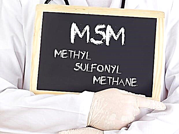 Methylsulfonylmethane (MSM) - beth ydyw, priodweddau, cyfarwyddiadau