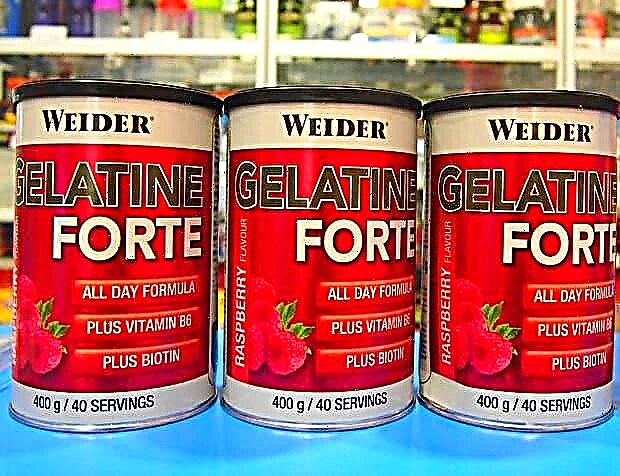 Weider Gelatine Forte - reviżjoni ta 'supplimenti tad-dieta bil-ġelatina