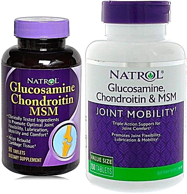 Natrol Glukosamin Chondroitin MSM Sipleman Revizyon