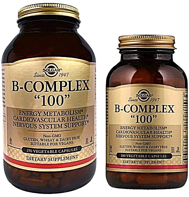 Solgar B-kompleks 100 - Vitamienkompleksoorsig
