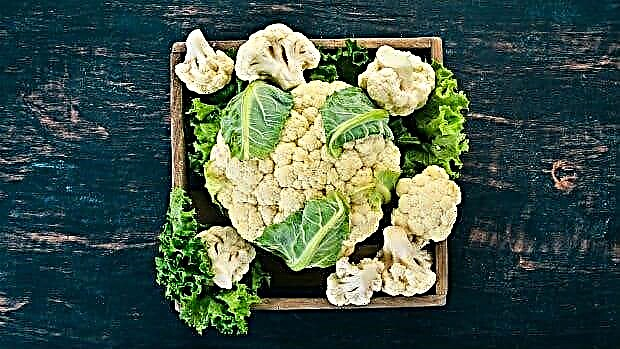 Cauliflower - nā pono kūpono, ka ʻike kalori a me nā cont contications