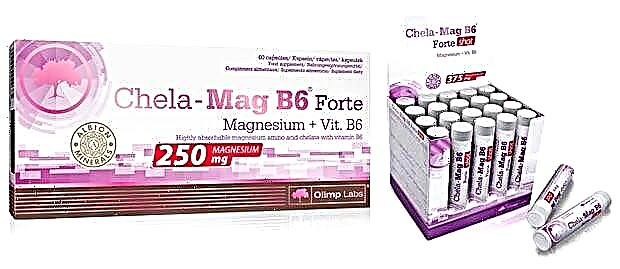 Chela-Mag B6 forte por Olimp - Revisión de suplemento de magnesio