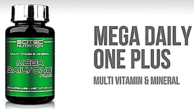 Mega Daily One Plus Scitec Nutrition - Ndemanga ya Vitamini-Mineral Complex