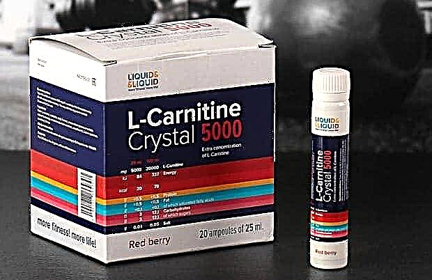 L-karnitiini Liquid Liquid Crystal 5000 - Rasvapolttimen tarkistus
