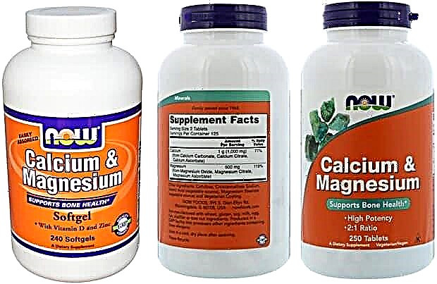ACUM Magneziu de calciu - Două forme de revizuire a suplimentelor minerale