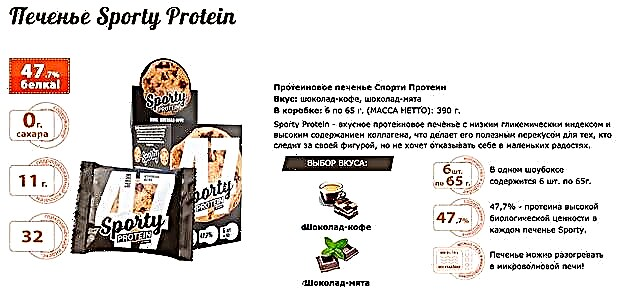 Sporty Protein cookies - σύνθεση, γεύσεις και χαρακτηριστικά χρήσης