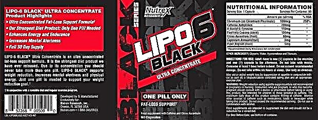 Nutrex Lipo 6 Swart Ultra Konsentraat