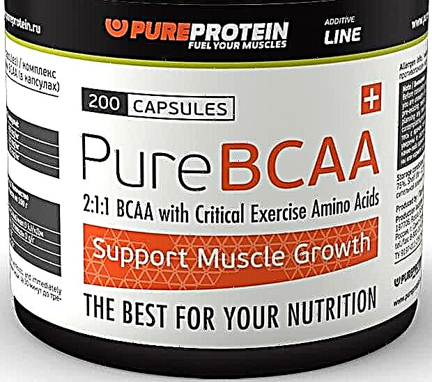 PureProtein tīrs BCAA