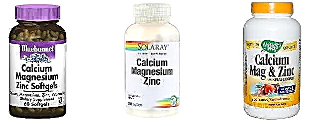 Kalsium, maqnezium və sink ilə vitaminlər