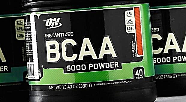 BCAA 5000 pulver fra Optimum Nutrition