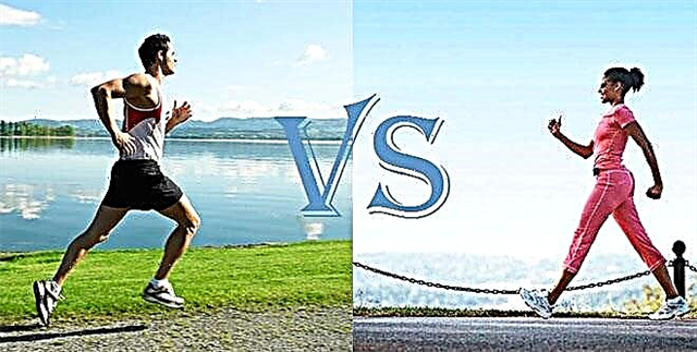 الاختلافات الرئيسية بين الجري والمشي