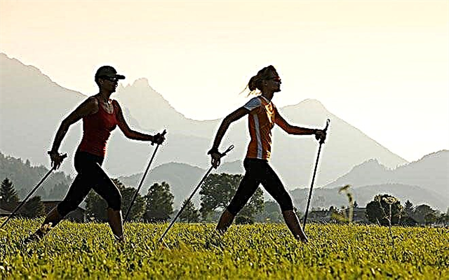 Rating and cost of poles for Nordic walking